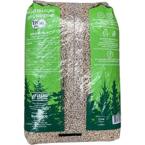 Bancale 70 sacchi pellet in legno di abete certificato en plus a1 sacchi da 15 kg - immagine 3
