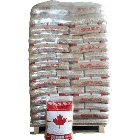 Professional Pellets in legno canadese in sacchetti da 15kg pallet 70 sacchi - immagine 2