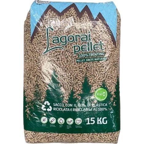Bancale 70 sacchi pellet in legno di abete certificato en plus a1 sacchi da 15 kg